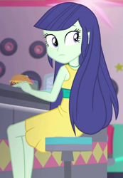 Size: 424x611 | Tagged: safe, screencap, character:blueberry cake, episode:pinkie pie: snack psychic, g4, my little pony:equestria girls, blueberry cake, cropped, solo