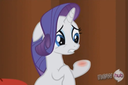 Size: 621x415 | Tagged: safe, screencap, character:rarity, episode:magic duel, g4, my little pony: friendship is magic, blood