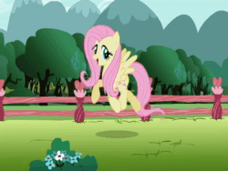 Size: 800x600 | Tagged: safe, screencap, character:fluttershy, episode:may the best pet win, g4, my little pony: friendship is magic, animated, loop, no sound, solo, webm