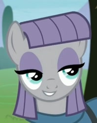 Size: 569x723 | Tagged: safe, screencap, character:maud pie, species:earth pony, species:pony, episode:the maud couple, g4, my little pony: friendship is magic, cropped, maudabetes, smiling, solo, when she smiles