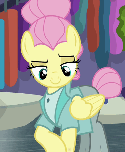 Size: 410x497 | Tagged: safe, screencap, character:fluttershy, species:pony, episode:fake it 'til you make it, animated, cropped, dusting, gif, loop, severeshy, solo