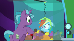 Size: 1920x1080 | Tagged: safe, screencap, character:fat stacks, character:rainbow dash, episode:grannies gone wild, g4, my little pony: friendship is magic, claw machine, las pegasus resident