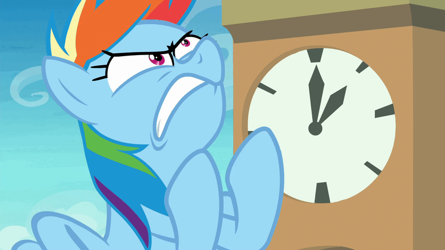 Size: 902x508 | Tagged: safe, screencap, character:rainbow dash, episode:grannies gone wild, g4, my little pony: friendship is magic, angry, animated, faec, flying, gif, out of context, rainbow dash is best facemaker