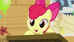 Size: 1920x1080 | Tagged: safe, screencap, character:apple bloom, episode:bloom and gloom, g4, my little pony: friendship is magic, animated, cute, no sound, solo, webm