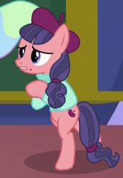 Size: 306x441 | Tagged: safe, screencap, character:raspberry beret, episode:horse play, g4, my little pony: friendship is magic, bipedal, cropped, standing