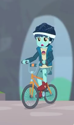Size: 245x410 | Tagged: safe, screencap, episode:super squad goals, g4, my little pony:equestria girls, background human, bicycle, biker, cropped, henry handle, male, manestrum