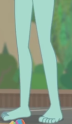 Size: 686x1174 | Tagged: safe, screencap, episode:too hot to handle, g4, my little pony:equestria girls, barefoot, cropped, feet, legs, pictures of legs