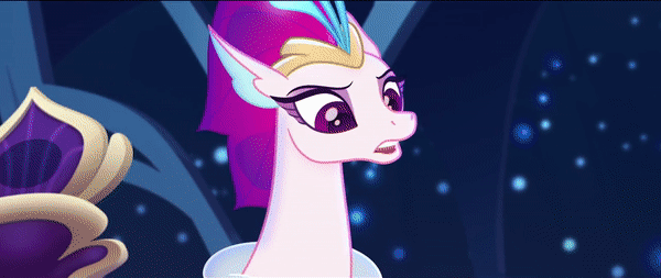 Size: 600x253 | Tagged: safe, screencap, character:queen novo, species:pony, species:seapony (g4), my little pony: the movie (2017), animated, female, gif, jellyfish, mare, protection, queen novo's orb, solo, underwater
