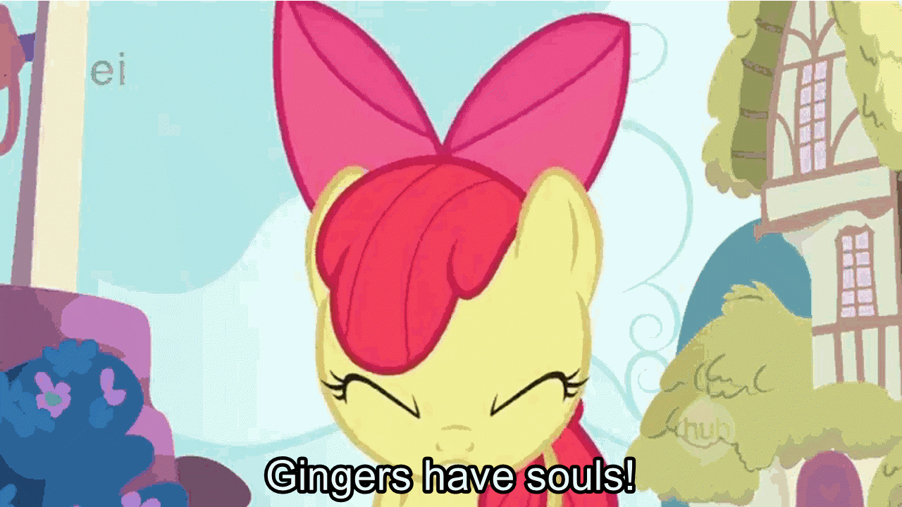 Size: 1280x720 | Tagged: safe, screencap, character:apple bloom, episode:call of the cutie, g4, my little pony: friendship is magic, adorabloom, animated, blatant lies, cute, i want it now, image macro, meme
