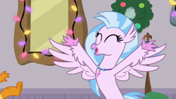 Size: 1920x1080 | Tagged: safe, screencap, character:silverstream, character:smolder, episode:the hearth's warming club, g4, my little pony: friendship is magic, hearth's warming
