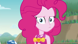 Size: 1280x720 | Tagged: safe, screencap, character:pinkie pie, episode:friendship math, g4, my little pony:equestria girls, clothing, solo, swimsuit