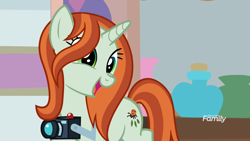 Size: 1920x1080 | Tagged: safe, screencap, character:crackle cosette, character:queen chrysalis, episode:the mean 6, g4, my little pony: friendship is magic, camera, cute, cutealis, disguised changeling, shutterbetes, solo