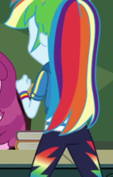 Size: 460x718 | Tagged: safe, screencap, character:rainbow dash, episode:the last day of school, g4, my little pony:equestria girls, cropped