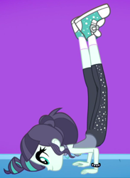 Size: 600x820 | Tagged: safe, screencap, character:coloratura, episode:epic fails, eqg summertime shorts, g4, my little pony:equestria girls, converse, cropped, rara, shoes, sneakers, solo, yoga