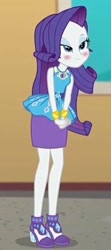 Size: 195x440 | Tagged: safe, screencap, character:rarity, equestria girls:rollercoaster of friendship, g4, my little pony:equestria girls, blushing, cropped, cute, raribetes, solo
