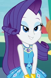 Size: 396x604 | Tagged: safe, screencap, character:rarity, equestria girls:rollercoaster of friendship, g4, my little pony:equestria girls, cropped, cute, geode of shielding, lidded eyes, raribetes