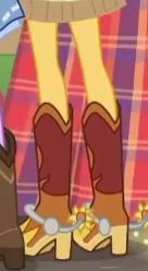 Size: 136x248 | Tagged: safe, screencap, character:sunset shimmer, episode:five to nine, g4, my little pony:equestria girls, boots, cowboy boots, cropped, legs, pictures of legs