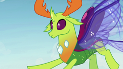 Size: 1280x720 | Tagged: safe, screencap, character:thorax, species:changeling, species:reformed changeling, episode:to change a changeling, g4, my little pony: friendship is magic, cute, male, realization, solo, thorabetes