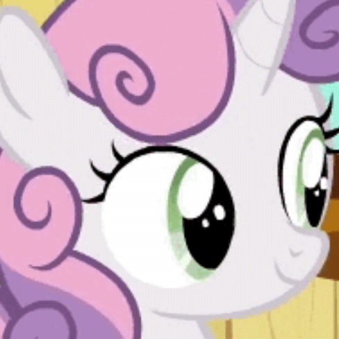 Size: 488x488 | Tagged: safe, screencap, character:sweetie belle, episode:the fault in our cutie marks, g4, my little pony: friendship is magic, animated, cropped, female, filly, nodding, solo