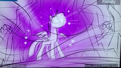 Size: 1280x720 | Tagged: safe, screencap, character:tree of harmony, character:treelight sparkle, character:twilight sparkle, species:alicorn, species:pony, episode:what lies beneath, g4, my little pony: friendship is magic, animatic, glowing eyes, implied twilight sparkle, solo, tree of harmony, treelight sparkle, wind