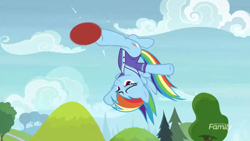 Size: 1920x1080 | Tagged: safe, screencap, character:rainbow dash, episode:the end in friend, g4, my little pony: friendship is magic, ball, kicking