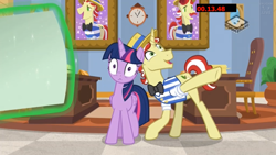 Size: 1280x720 | Tagged: safe, screencap, character:flim, character:twilight sparkle, character:twilight sparkle (alicorn), species:alicorn, species:pony, episode:friendship university, g4, my little pony: friendship is magic, boomerang (tv channel)