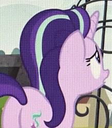Size: 2632x3021 | Tagged: safe, screencap, character:starlight glimmer, species:pony, species:unicorn, episode:the parent map, g4, female, glimmer glutes, looking up, mare, needs more jpeg, open mouth, plot, solo