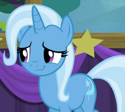 Size: 638x573 | Tagged: safe, screencap, character:trixie, species:pony, species:unicorn, episode:no second prances, g4, my little pony: friendship is magic, cropped, cute, smiling, solo