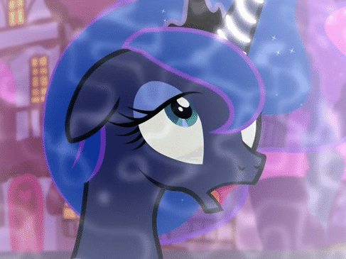 Size: 487x365 | Tagged: safe, screencap, character:princess luna, species:alicorn, species:pony, episode:do princesses dream of magic sheep?, animated, cropped, crying, dream, dream walker luna, female, floppy ears, gif, mare, ponyville, sad, talking