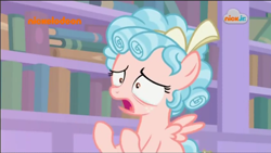 Size: 848x479 | Tagged: safe, screencap, character:cozy glow, species:pegasus, species:pony, episode:what lies beneath, g4, my little pony: friendship is magic, distraught, female, filly, foal, ringlets, solo