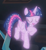 Size: 467x509 | Tagged: safe, screencap, character:tree of harmony, character:treelight sparkle, character:twilight sparkle, species:alicorn, species:pony, episode:what lies beneath, g4, my little pony: friendship is magic, cropped, eyes closed, female, hoof on chest, implied twilight sparkle, mare, sparkles, tree of harmony, treelight sparkle