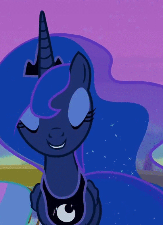 Size: 567x780 | Tagged: safe, screencap, character:princess luna, species:alicorn, species:pony, episode:twilight's kingdom, g4, my little pony: friendship is magic, animated, balcony, beautiful, cropped, crystal empire, crystal palace, cute, female, gif, lunabetes, mare, night, singing, you'll play your part