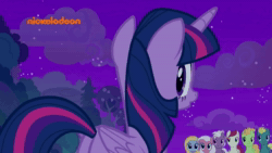 Size: 1920x1080 | Tagged: safe, screencap, character:end zone, character:fuchsia frost, character:goldy wings, character:loganberry, character:sugar maple, character:twilight sparkle, character:twilight sparkle (alicorn), species:alicorn, species:earth pony, species:pegasus, species:pony, episode:a rockhoof and a hard place, g4, my little pony: friendship is magic, adorkable, animated, background pony, cute, dork, eh, end zone, female, friendship student, looking back, male, mare, meh, peppe ronnie, raised hoof, shrug, smiling, sound, stallion, webm