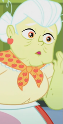 Size: 297x585 | Tagged: safe, screencap, character:granny smith, episode:subs rock, eqg summertime shorts, g4, my little pony:equestria girls, cropped, solo
