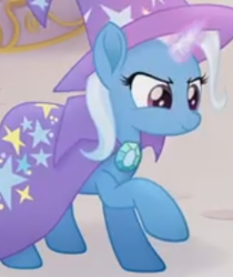 Size: 242x288 | Tagged: safe, screencap, character:trixie, my little pony: the movie (2017), cropped, low quality, solo