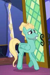 Size: 387x579 | Tagged: safe, screencap, character:zephyr breeze, species:pegasus, species:pony, episode:flutter brutter, g4, my little pony: friendship is magic, cropped, male, solo, twilight's castle, wings