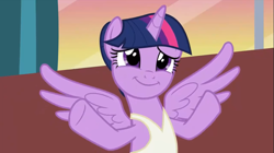 Size: 1233x692 | Tagged: safe, screencap, character:twilight sparkle, character:twilight sparkle (alicorn), species:alicorn, species:pony, episode:a royal problem, g4, my little pony: friendship is magic, adorable face, ballerina, cute, female, smiling, solo, tutu, twiabetes, twilarina