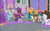 Size: 1158x720 | Tagged: safe, screencap, character:gallus, character:ocellus, character:rainbow dash, character:sandbar, character:silverstream, character:smolder, character:spike, character:twilight sparkle, character:twilight sparkle (alicorn), character:yona, species:alicorn, species:changedling, species:changeling, species:classical hippogriff, species:dragon, species:earth pony, species:griffon, species:hippogriff, species:pony, species:reformed changeling, species:yak, episode:the hearth's warming club, g4, my little pony: friendship is magic, angry, bow, claws, cloven hooves, colored hooves, cutie mark, dragoness, female, hair bow, jewelry, male, mare, monkey swings, necklace, student six, teenager, upset, winged spike, wings