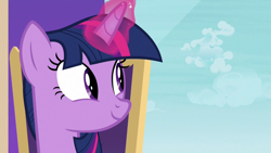Size: 1280x720 | Tagged: safe, screencap, character:twilight sparkle, character:twilight sparkle (alicorn), species:alicorn, species:pony, episode:school daze, g4, my little pony: friendship is magic, cloudsdale, solo