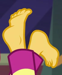 Size: 349x424 | Tagged: safe, screencap, character:sunset shimmer, equestria girls:forgotten friendship, g4, my little pony:equestria girls, cropped, feet, foot focus, legs, pictures of legs