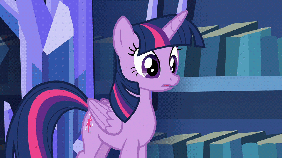 Size: 960x540 | Tagged: safe, screencap, character:spike, character:twilight sparkle, character:twilight sparkle (alicorn), species:alicorn, species:dragon, species:pony, episode:father knows beast, g4, my little pony: friendship is magic, animated, baby, baby dragon, book, bookshelf, comforting, crystal, cute, cutie mark, door, feels, female, flying, folded wings, gif, heartwarming, hug, jumping, ladder, library, male, mama twilight, mare, pounce, sad, smiling, spikabetes, spikelove, table, talking, twiabetes, twilight's castle, twilight's castle library, winged spike, wings