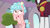 Size: 1280x720 | Tagged: safe, screencap, character:chancellor neighsay, character:cozy glow, species:pegasus, species:pony, episode:school raze, g4, my little pony: friendship is magic, cozybetes, cute, female, filly, foal, looking up, pure concentrated unfiltered evil of the utmost potency, pure unfiltered evil, solo focus, squishy cheeks