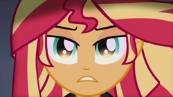 Size: 1280x720 | Tagged: safe, screencap, character:sunset shimmer, episode:my past is not today, equestria girls:rainbow rocks, g4, my little pony:equestria girls, close-up, solo