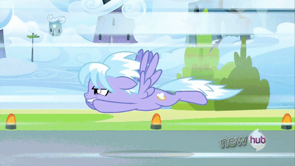 Size: 576x324 | Tagged: safe, screencap, character:cloudchaser, character:fast clip, character:lightning dust, character:rainbow dash, character:spitfire, species:pegasus, species:pony, episode:wonderbolts academy, animated, animation error, clothing, female, gif, male, manerick, mare, musical instrument, rainbow trail, speed trail, stallion, sunglasses, trumpet, uniform, whiplash, wonderbolts dress uniform