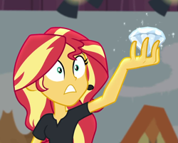 Size: 1173x945 | Tagged: safe, screencap, character:sunset shimmer, episode:opening night, g4, my little pony:equestria girls, cropped, diamond, female, opening night: sunset shimmer, solo