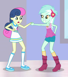 Size: 802x900 | Tagged: safe, screencap, character:bon bon, character:lyra heartstrings, character:sweetie drops, episode:a fine line, g4, my little pony:equestria girls, cropped, shipping fuel