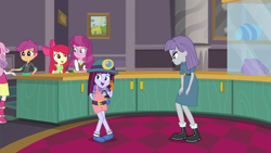Size: 1920x1080 | Tagged: safe, screencap, character:apple bloom, character:cheerilee, character:maud pie, character:scootaloo, character:sweetie belle, species:pegasus, species:pony, episode:school of rock, g4, my little pony:equestria girls, cutie mark crusaders, kimberlite, maud squad