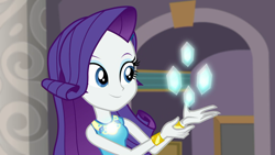 Size: 1920x1080 | Tagged: safe, screencap, character:rarity, episode:school of rock, g4, my little pony:equestria girls, geode of shielding, magical geodes, solo