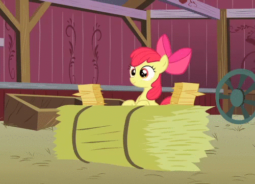 Size: 500x360 | Tagged: safe, screencap, character:apple bloom, episode:apple family reunion, g4, my little pony: friendship is magic, animated, letter