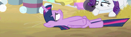Size: 552x159 | Tagged: safe, screencap, character:applejack, character:rarity, character:twilight sparkle, character:twilight sparkle (alicorn), species:alicorn, species:pony, episode:best gift ever, episode:the great escape room, g4, my little pony: friendship is magic, animated, chinese, gif, hearth's warming shorts, out of context, wat